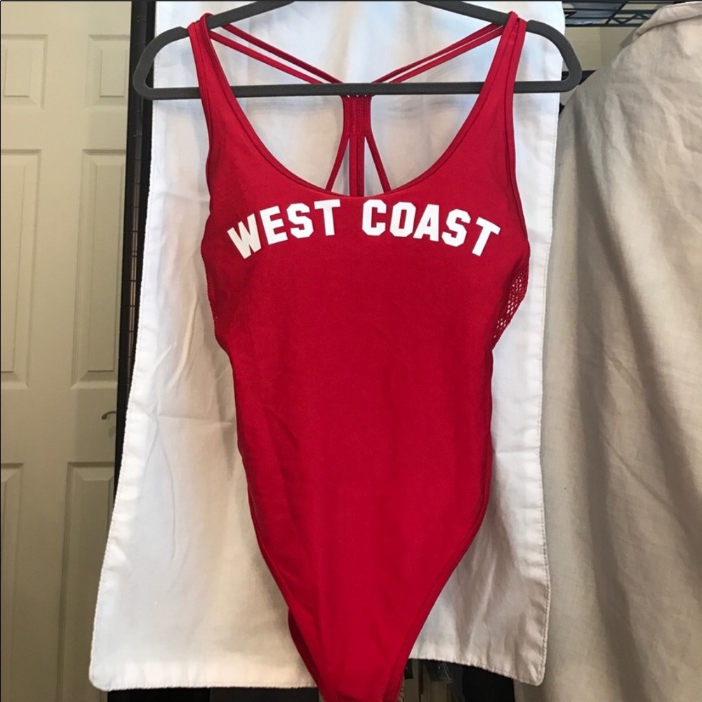 West Coast Bathing Suit One Piece Forever 21 Large